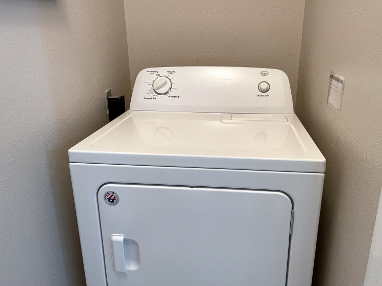 Large Dryer in Laundry Room